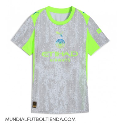 Camiseta Manchester City Nathan Ake #6 Tercera Equipación Replica 2025-26 para mujer mangas cortas Camiseta Manchester City Nathan Ake #6 Tercera Equipación Replica 2025-26 para mujer mangas cortas